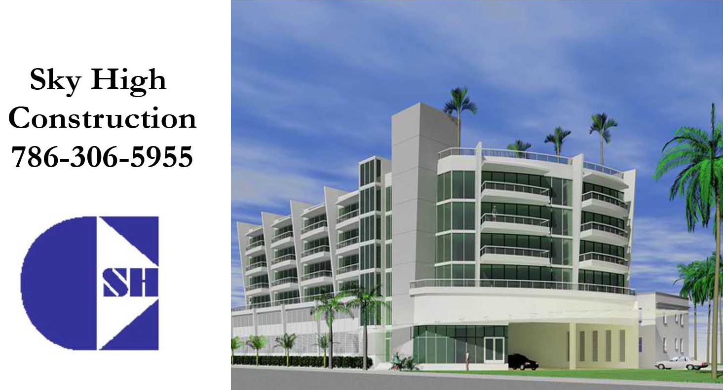Sky High Miami Beach Building Recently Completed at 6305 Indian Creek Drive, Miami Beach, Florida